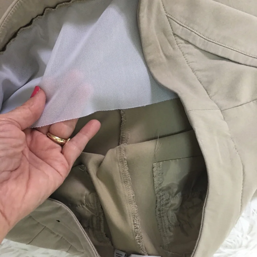 Kim Rogers Khaki Pull On Capris size 14P - Picture 3 of 6